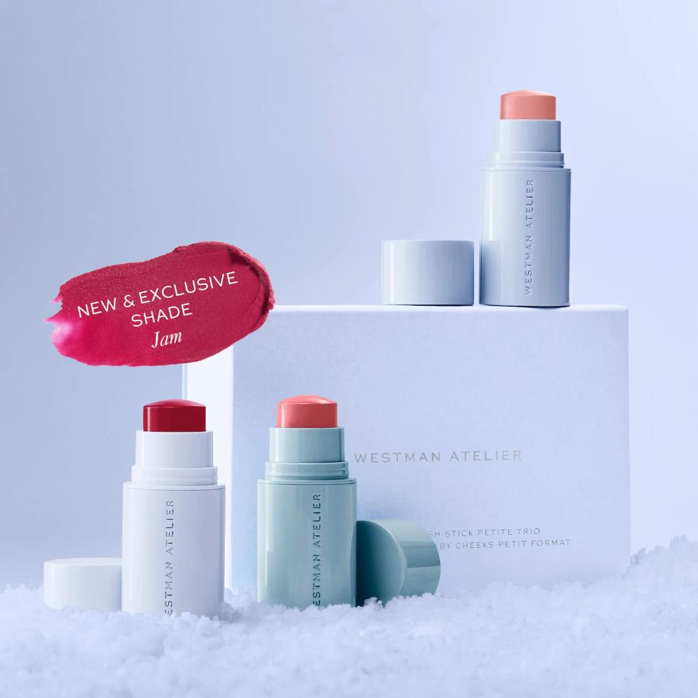 Westman Atelier Mini Baby Cheeks Cream Blush Stick Trio Set