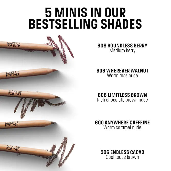 Makeup Forever Mini Artist Color Lip Pencils Set