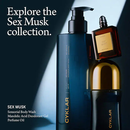CYKLAR Sex Musk Mandelic Acid Brightening Deodorant Gel with 48-Hour Odor Protection