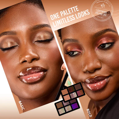 Danessa Myricks LIGHTWORK VIII Freedom Makeup Palette: Magnetic, Customizable, Stackable Palette for Eyes & Face (Limited Edition)