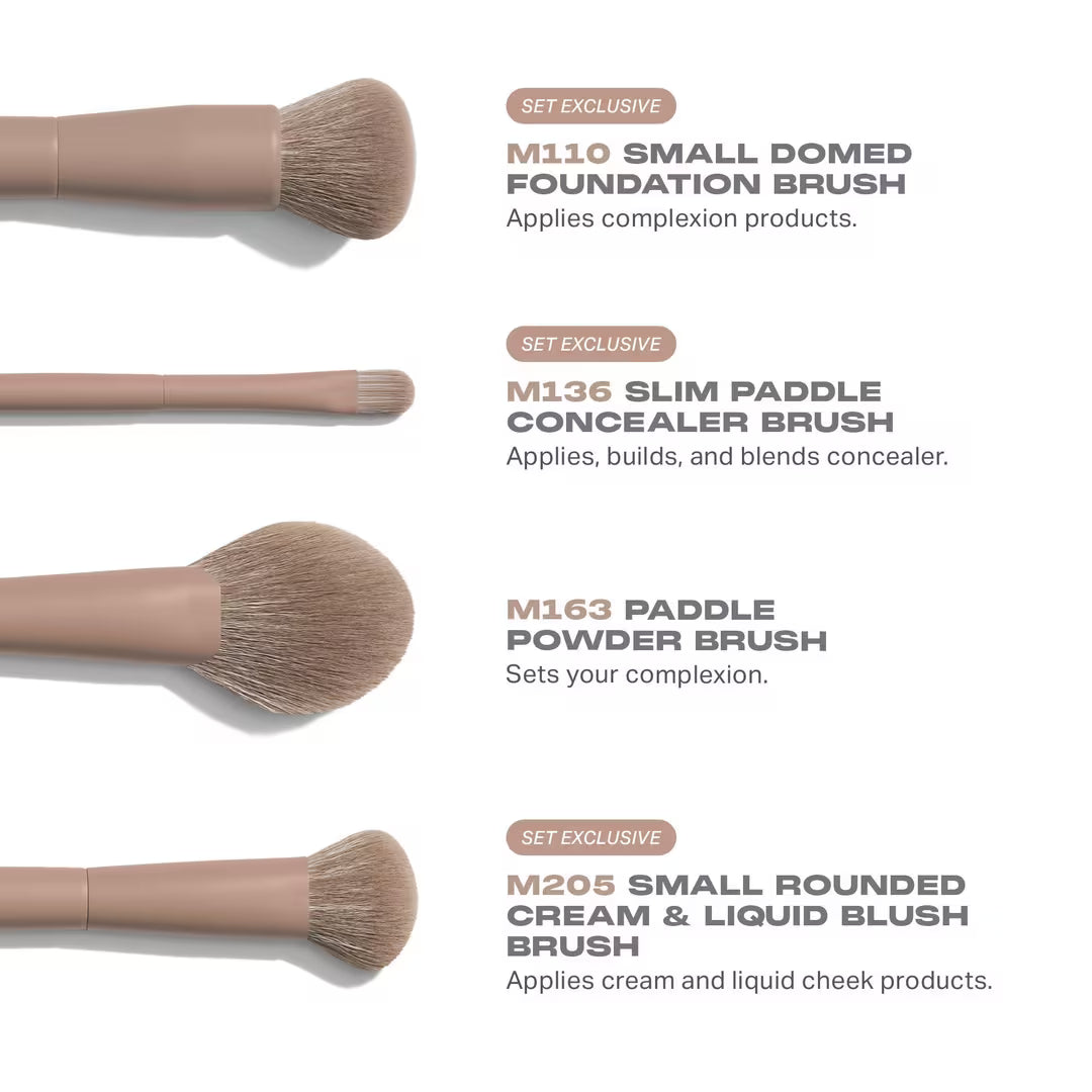 Morphe Iced Mocha 4-Piece Face Brush Set [Limited Edition]