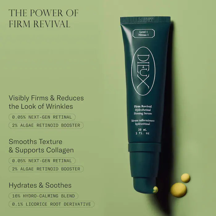 DIEUX Firm Revival HydroRetinal Firming Serum for Fine Lines & Wrinkles