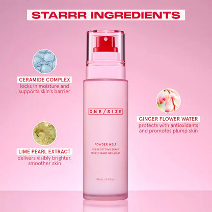 ONE/SIZE Powder Melt Glass Setting Spray