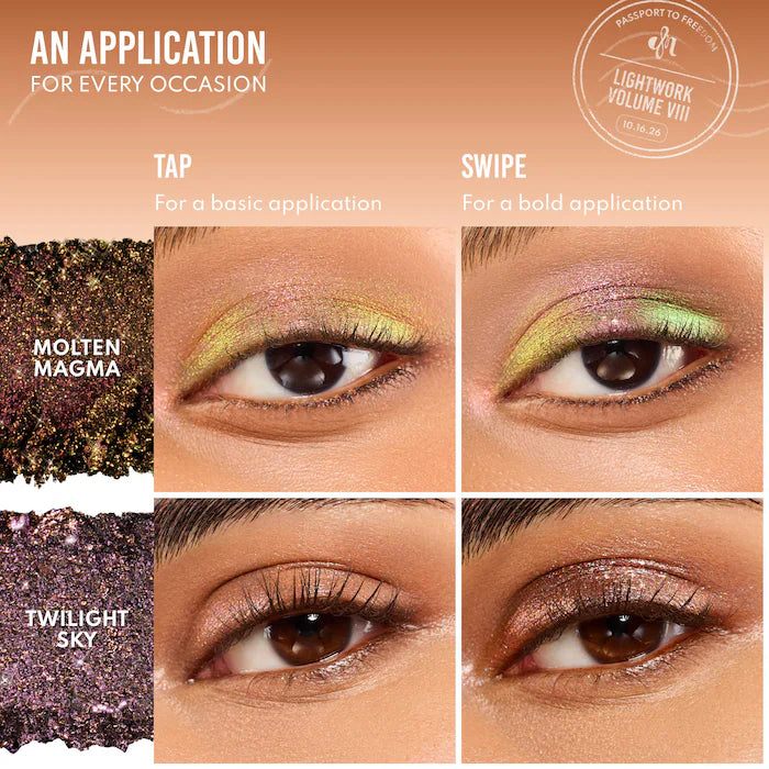 Danessa Myricks LIGHTWORK VIII Freedom Makeup Palette: Magnetic, Customizable, Stackable Palette for Eyes & Face (Limited Edition)