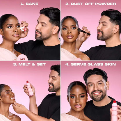 ONE/SIZE Powder Melt Glass Setting Spray