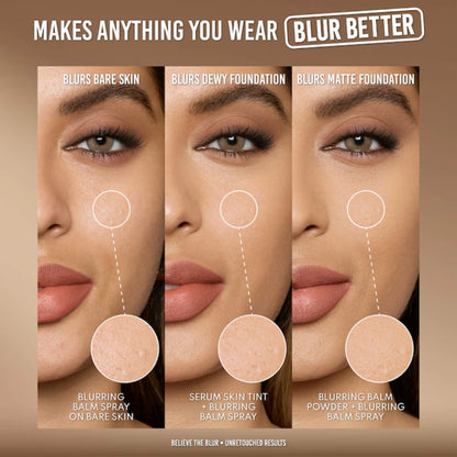 Danessa Myricks Yummy Skin Blurring Balm Setting Spray 100ml – Weightless, hydrating formula for matte, blurred skin finish