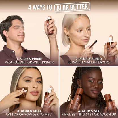 Danessa Myricks Yummy Skin Blurring Balm Setting Spray 100ml – Weightless, hydrating formula for matte, blurred skin finish