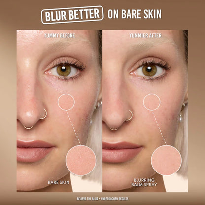 Danessa Myricks Yummy Skin Blurring Balm Setting Spray 100ml – Weightless, hydrating formula for matte, blurred skin finish