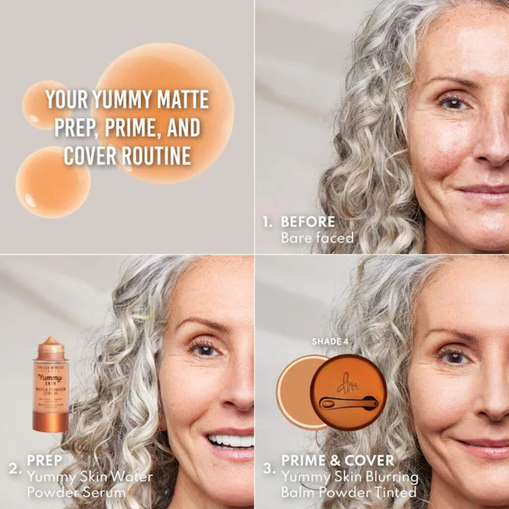 Danessa Myricks Yummy Skin Water Powder Serum 30ml – Mattifying serum for oily skin, minimizes pores and controls shine