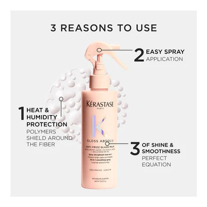 Kérastase Gloss Absolu Anti-frizz Glaze Milk Spray – Frizz-free, glossy hair