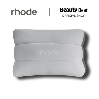 Rhode Bubble Bag – Grey Quilted Vegan Leather Cosmetic Organizer