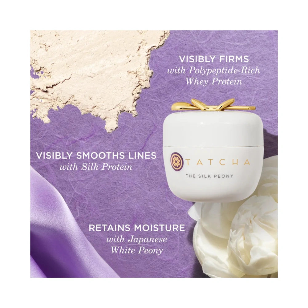 Tatcha The Silk Peony Eye Cream 15ml - Hydrating & Firming Eye Cream with Japanese White Peony and Silk for Smooth, Youthful Eyes