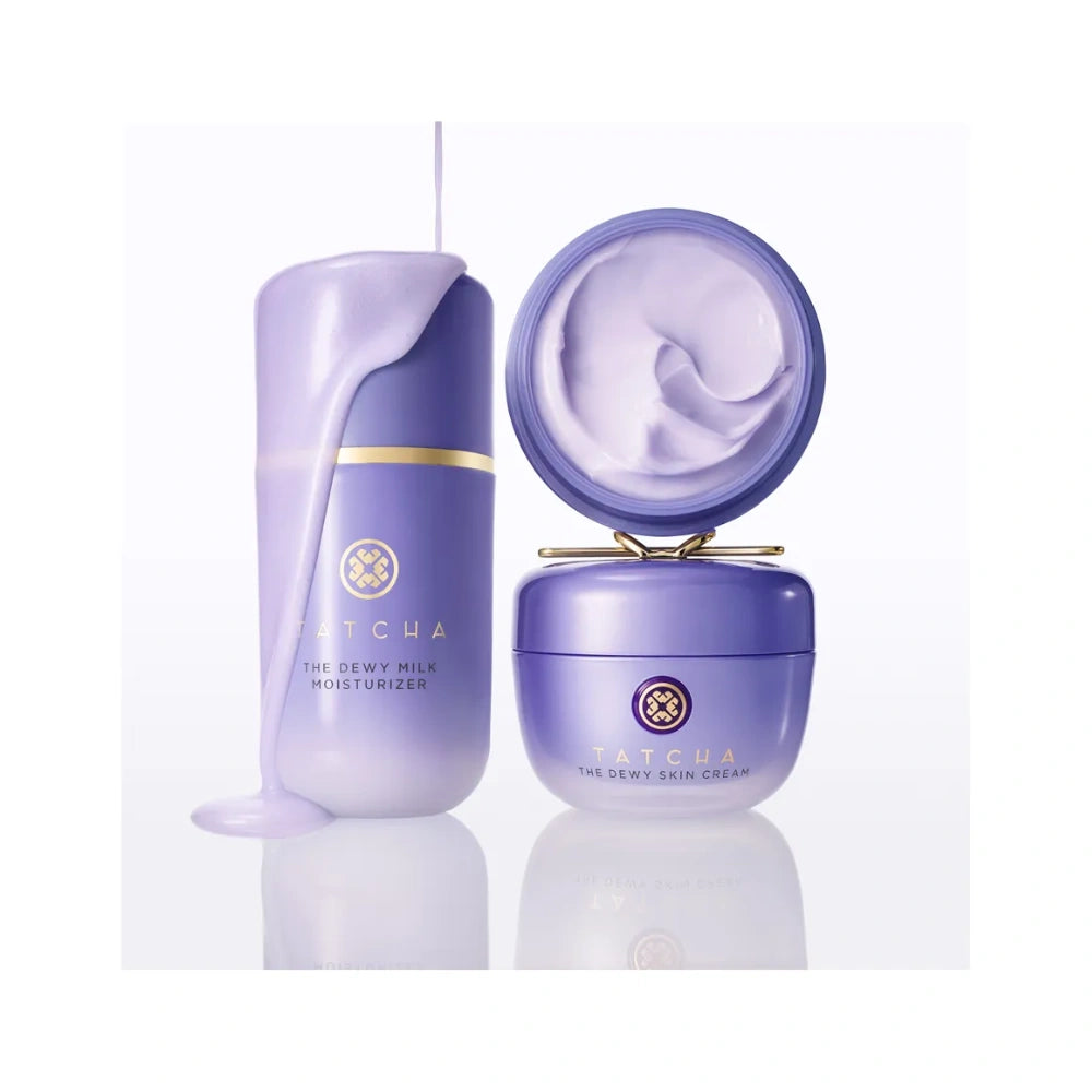 Tatcha The Dewy Milk Moisturizer 50ml - Hydrating Cream for Dewy, Glowing Skin with Prebiotics and Zinc Hyaluronate