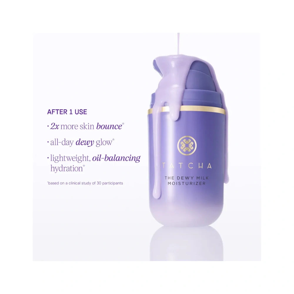 Tatcha The Dewy Milk Moisturizer 50ml - Hydrating Cream for Dewy, Glowing Skin with Prebiotics and Zinc Hyaluronate