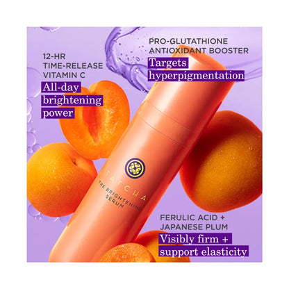 Tatcha The Brightening Serum 50ml - Vitamin C Serum for Brighter, Firmer Skin with Ferulic Acid and Japanese Plum