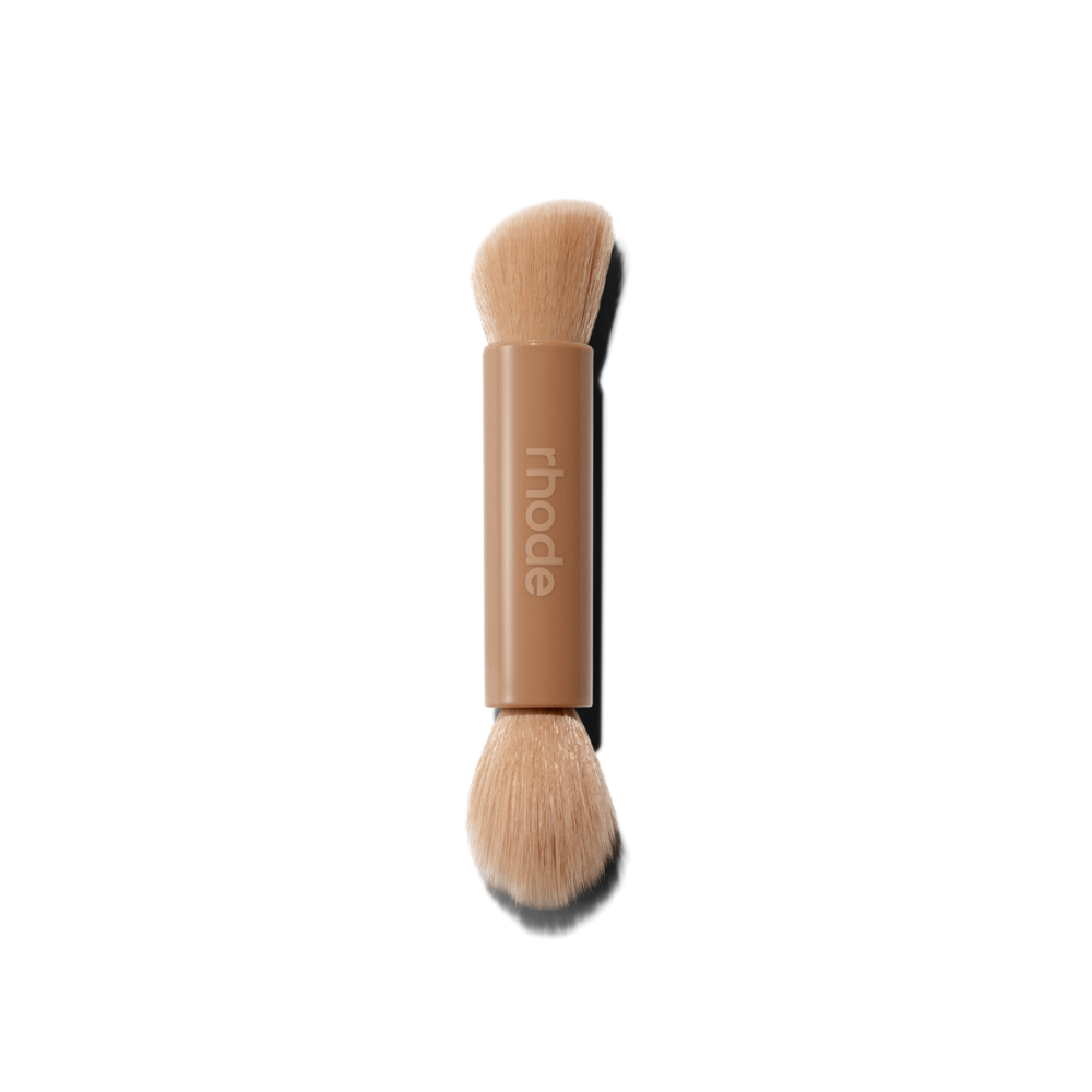 Rhode Pocket Brush, Double-Ended Makeup Brush