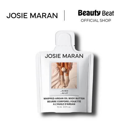 JOSIE MARAN - Whipped Argan Oil Refillable Firming Body Butter (15ml - Golden Hour / Vanilla Vibezzz / Topless Tangerine)