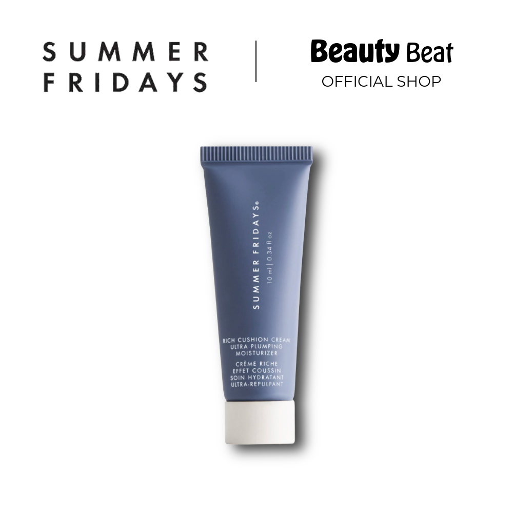 Summer Fridays  Rich Cushion Cream Ultra Plumping Moisturizer with Hyaluronic Acid + Squalane (Mini - 10ml)