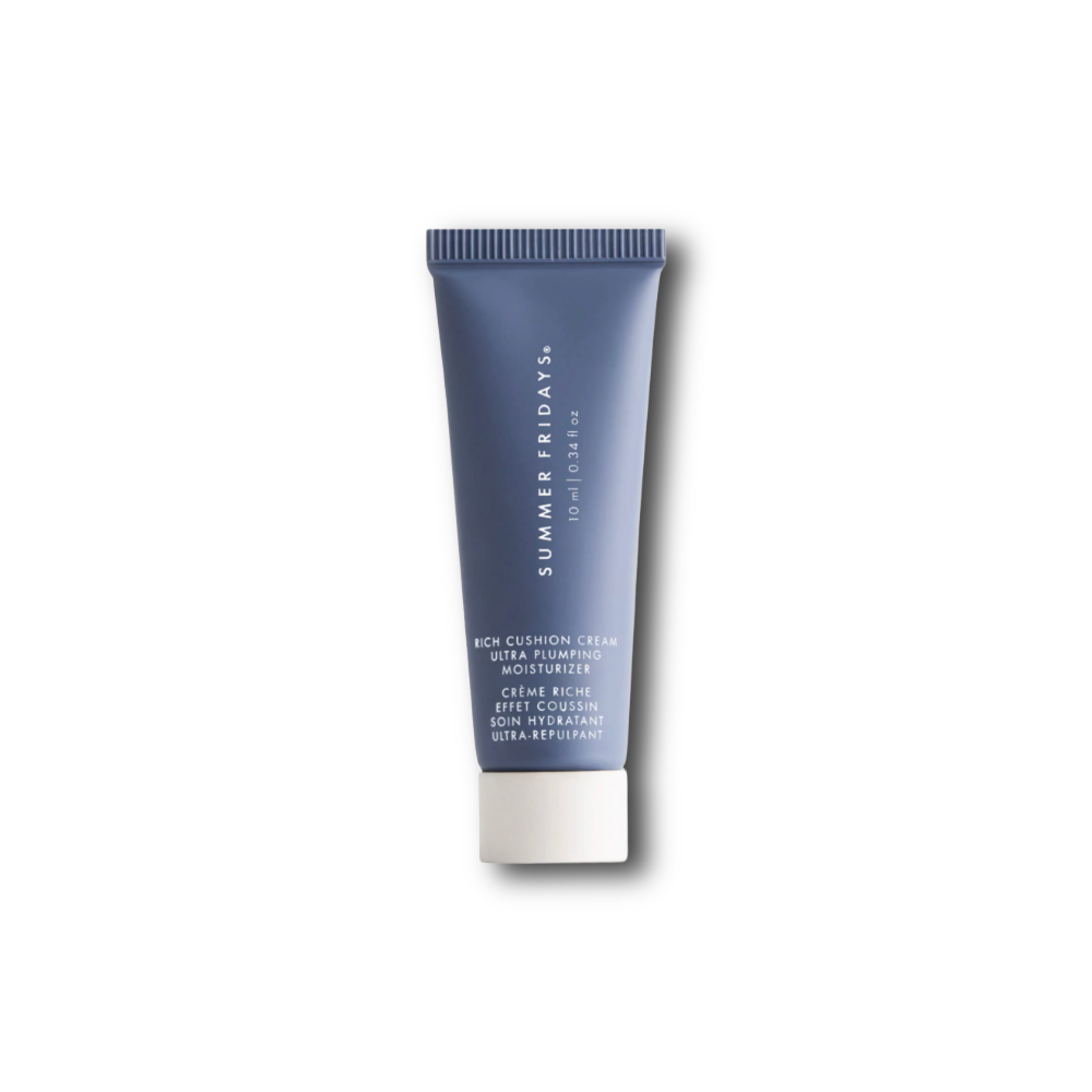 Summer Fridays  Rich Cushion Cream Ultra Plumping Moisturizer with Hyaluronic Acid + Squalane (Mini - 10ml)