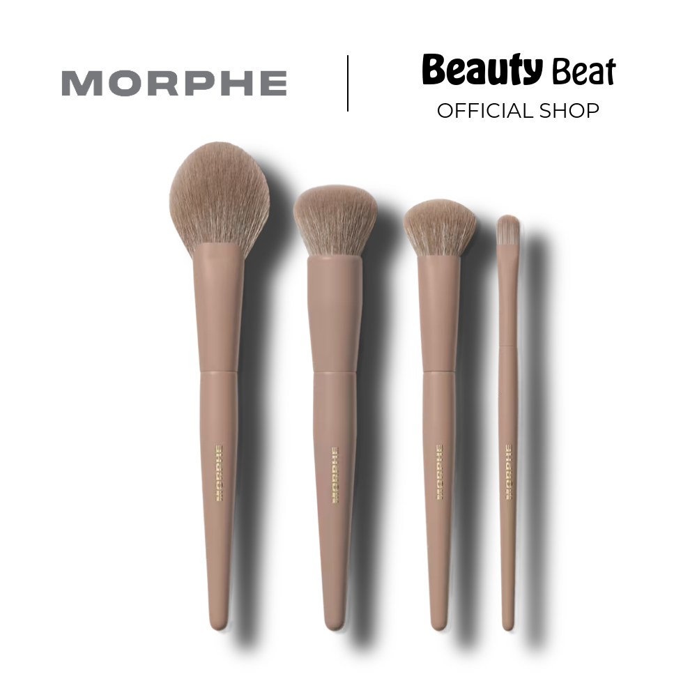 Morphe Iced Mocha 4-Piece Face Brush Set [Limited Edition]
