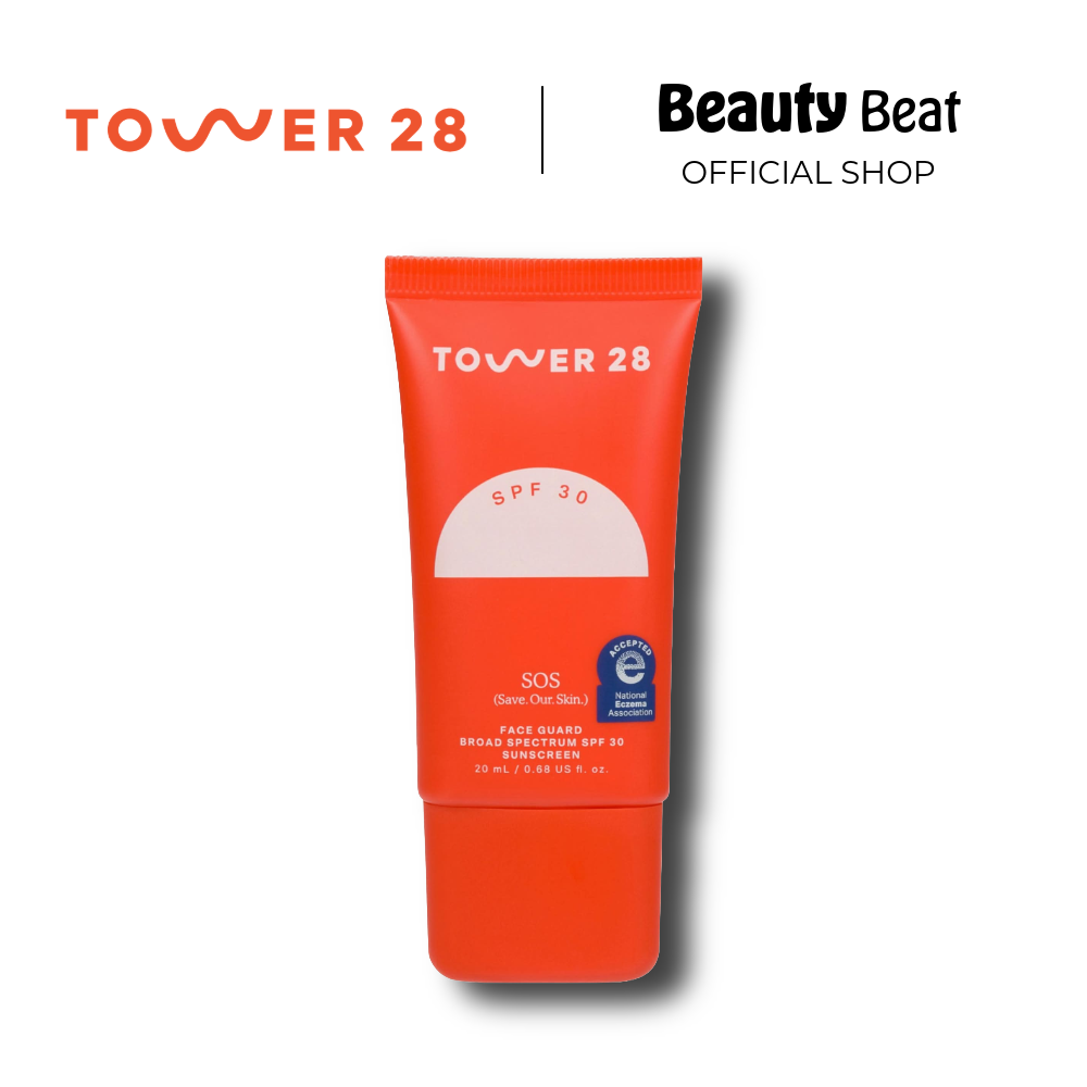 Tower 28 Beauty SOS FaceGuard SPF 30 Mineral Sunscreen (Mini - 20ml)