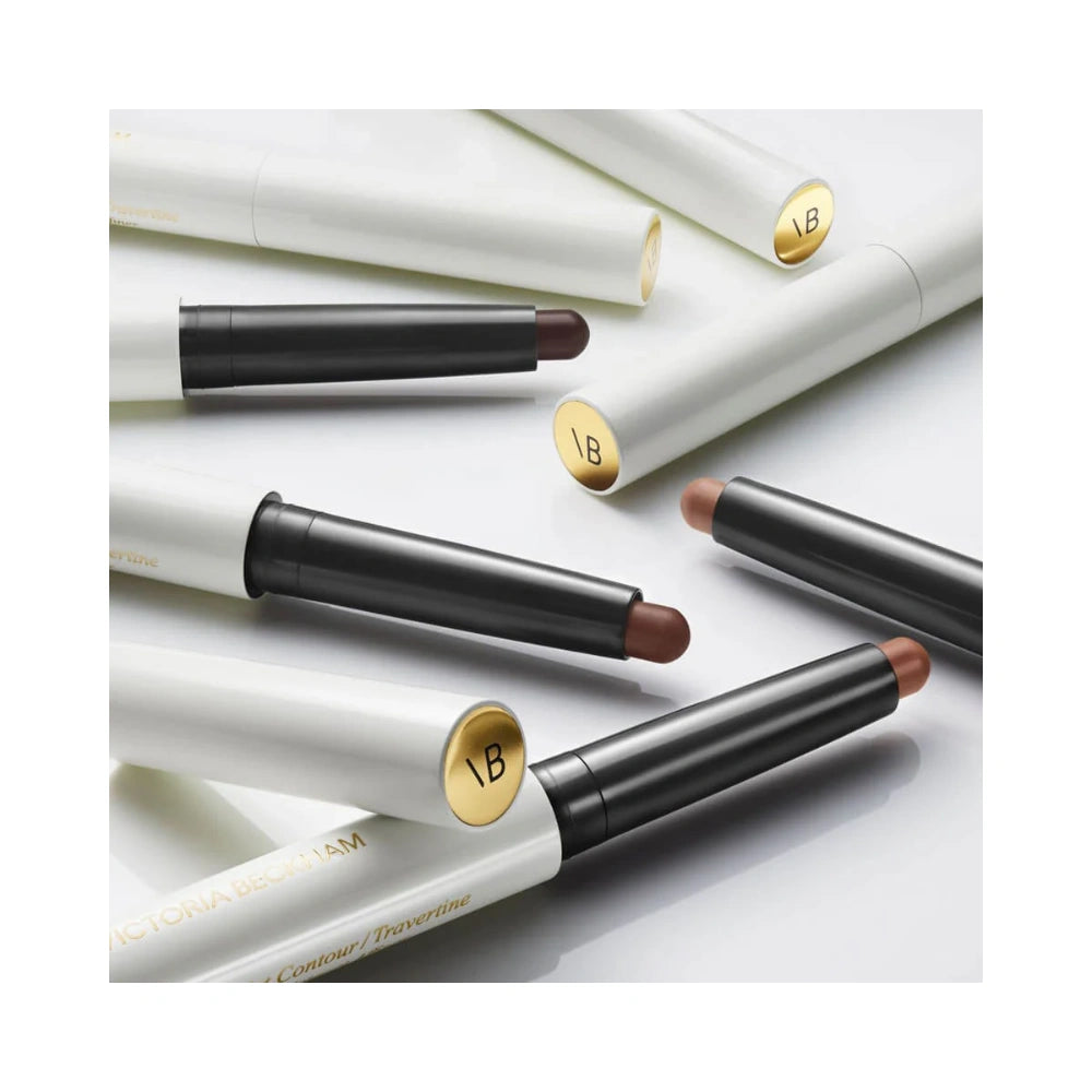 Victoria Beckham Precision Contour Stick Marble - Sculpting Contour Stick for Cheekbones, Jawline & Nose with Squalane and Blue Lotus Wax