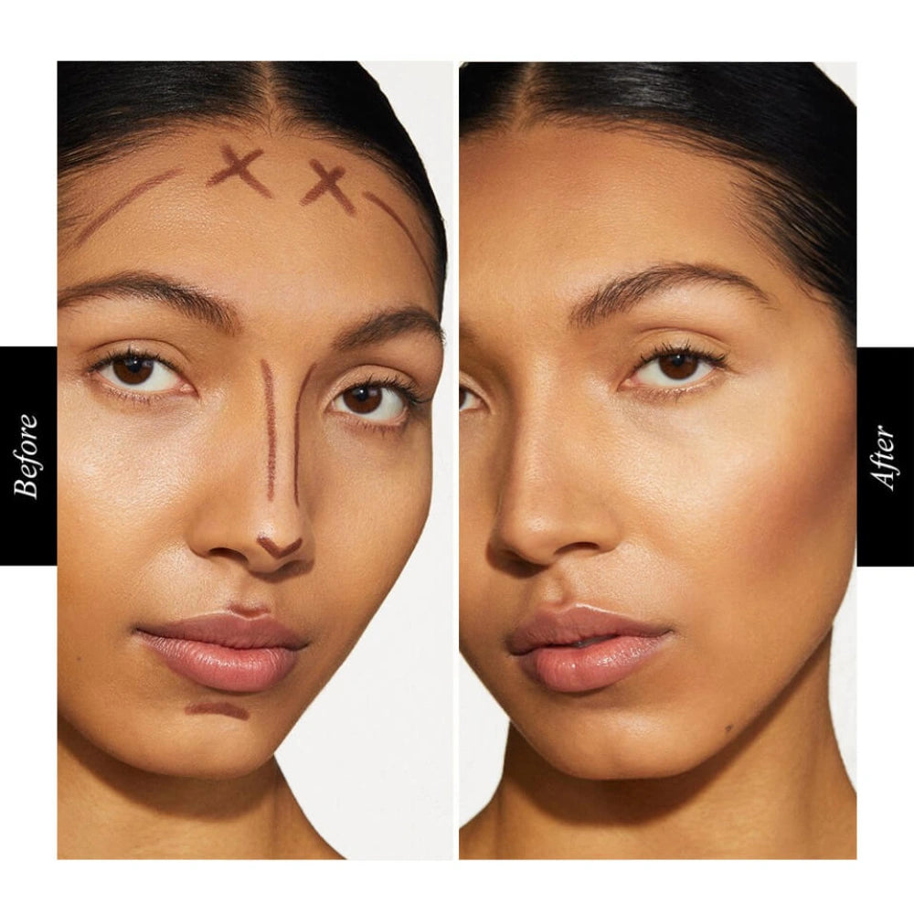 Victoria Beckham Precision Contour Stick Marble - Sculpting Contour Stick for Cheekbones, Jawline & Nose with Squalane and Blue Lotus Wax