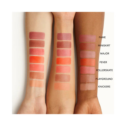 Victoria Beckham Cheeky Posh Cream Blush Stick Rollerskate - Luminous Coral Pink Blush for a Dewy, Soft-Focus Finish