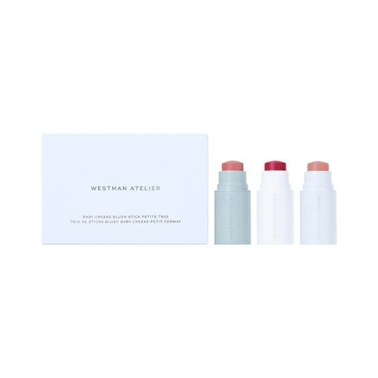 Westman Atelier Mini Baby Cheeks Cream Blush Stick Trio Set