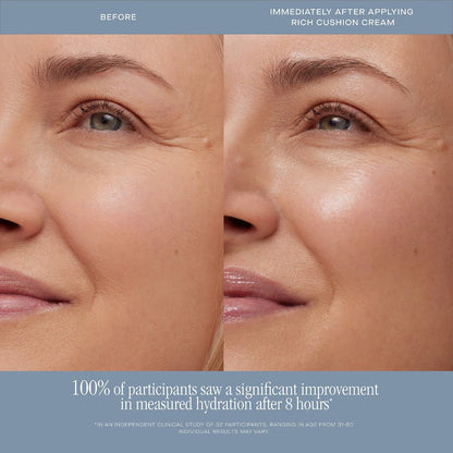 Summer Fridays  Rich Cushion Cream Ultra Plumping Moisturizer with Hyaluronic Acid + Squalane (Mini - 10ml)