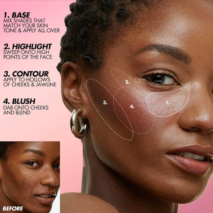 Makeup Forever HD Skin Face Essentials Long-Lasting Full Face Cream Palette