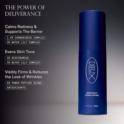 Dieux Deliverance 3-in-1 Repair Serum for Redness, Wrinkles, Dark Spots