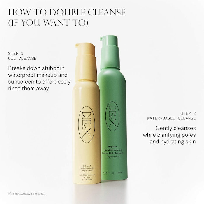 Dieux Baptism Hydrating + Pore Clarifying Gentle Foaming Gel Cleanser