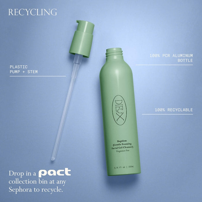 Dieux Baptism Hydrating + Pore Clarifying Gentle Foaming Gel Cleanser