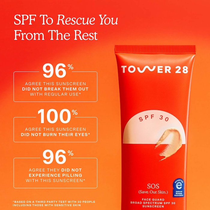 Tower 28 Beauty SOS FaceGuard SPF 30 Mineral Sunscreen (Mini - 20ml)
