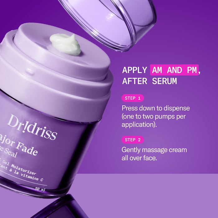 Dr. Idriss  Major Fade Active Seal Dark Spot Vitamin C and Peptide Gel Moisturizer