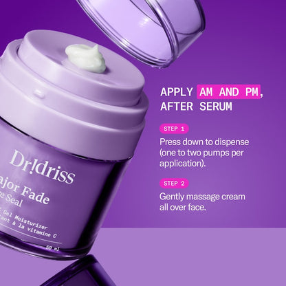 Dr. Idriss  Major Fade Active Seal Dark Spot Vitamin C and Peptide Gel Moisturizer